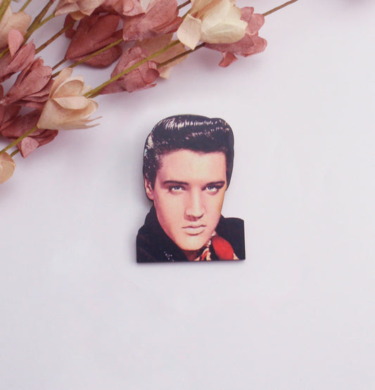 Elvis Brooch, vintage style, rockabilly style, Cameo, cameo brooch, pin, broach, rockabilly, Elvis Presley